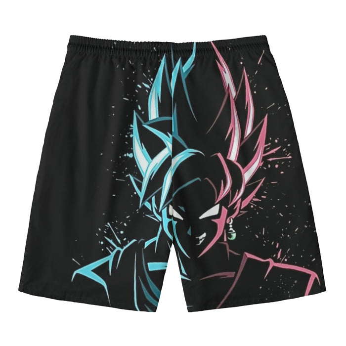 Dragon Ball Super  SSGSS Goku x Black Goku SSJ Rose Beach Pants