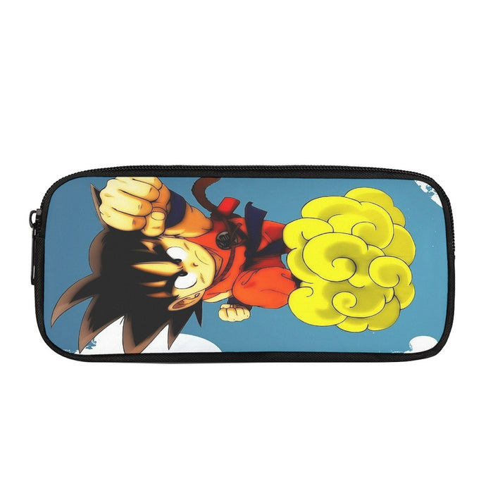 Young Goku Kid Flying Cloud Fight 3D Dragonball Pencil Bag