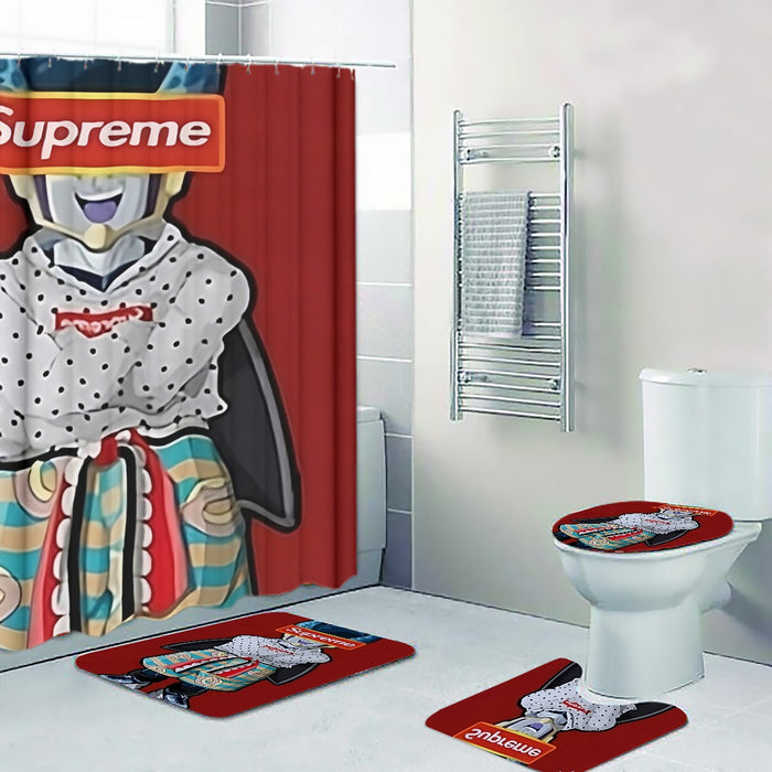 Supreme Villain Perfect Cell Red Simple Streetwear Four-piece Bathroom
