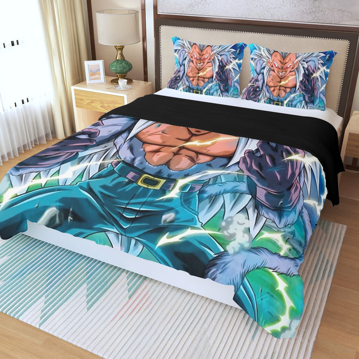 Dragon Ball Vegeta Super Saiyan 4 Ultra Instinct Epic Three Piece Duvet Cover Set