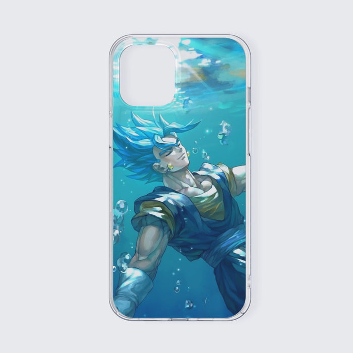 DBZ Relax Gogeta Ocean Blue Saiyan SSGSS Dope Design iPhone 13 Case