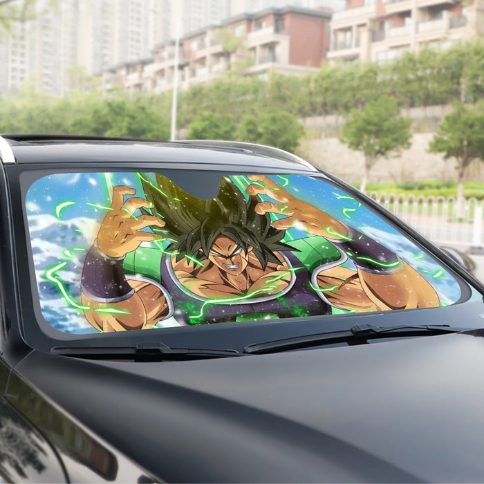 Dragon Ball Super Transforming Broly Windshield Sunshade