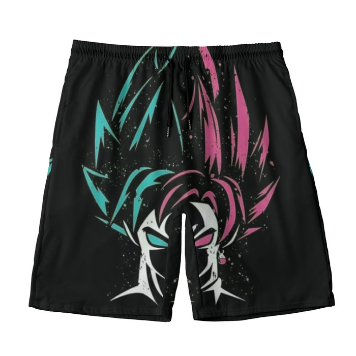 DBZ Goku Super Saiyan God Blue Rose SSGSS Dope Design Beach Pants