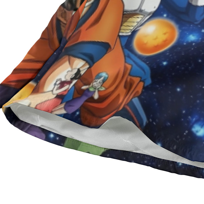 Dragon Ball Super Destruction Gods Goku Vegeta Beach Pants