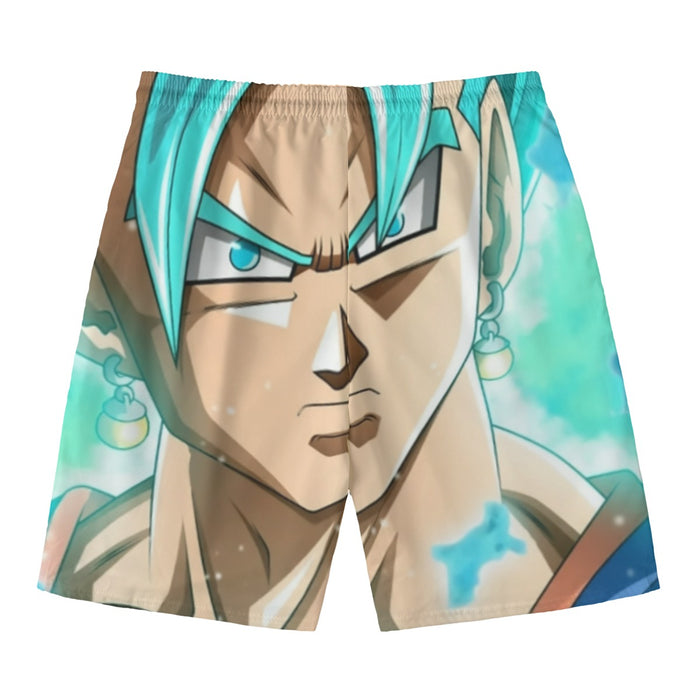 Dragon Ball Super Vegito Blue Super Saiyan Cool 3D Beach Pants