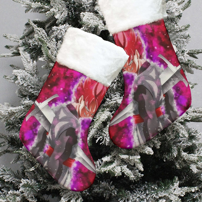 Dragon Ball Super Black Goku Rose Impaled Trunks Sword Christmas Socks