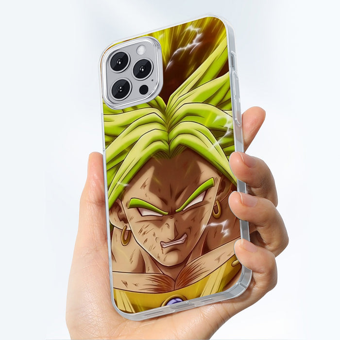 Dragon Ball Super Legendary Super Saiyan Broly White Eyes Custom iPhone 13 Case