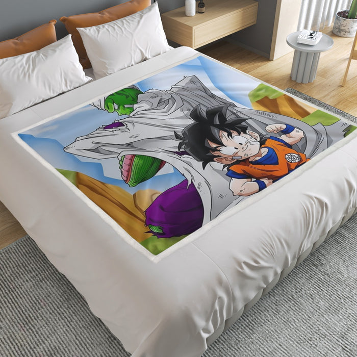 Dragon Ball Amazing Master Piccolo Train Strong Kid Gohan Household Warm Blanket