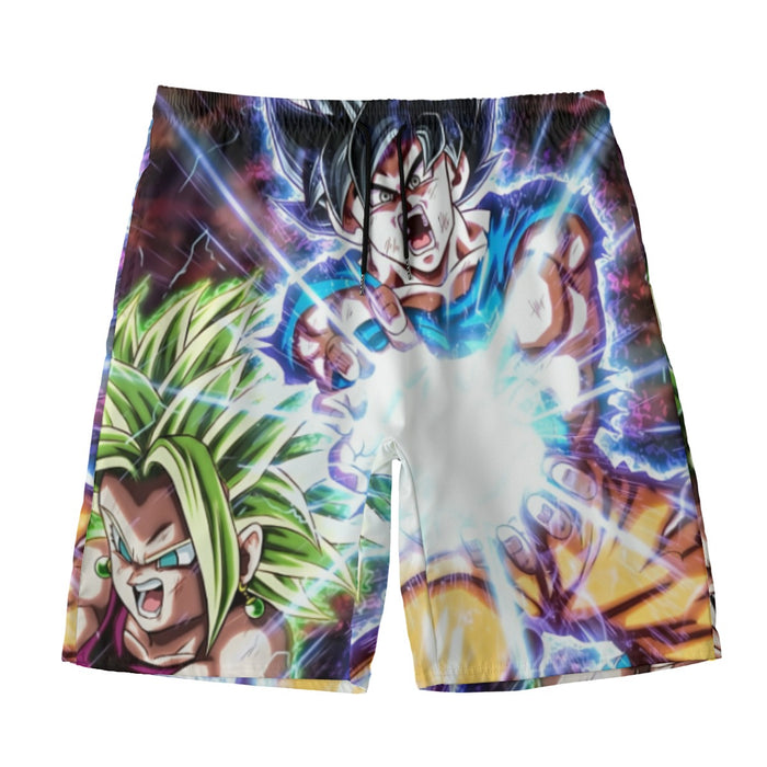 Dragon B Z Son Goku Powerful Kamehameha Released Beach Pants