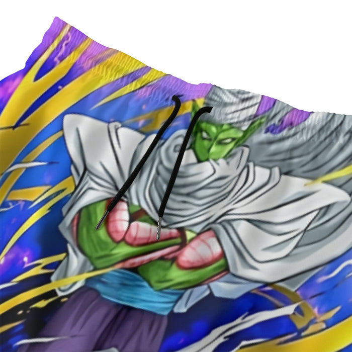 Dragon Ball Angry Piccolo Waiting Fight Aura Yellow Fashion Beach Pants