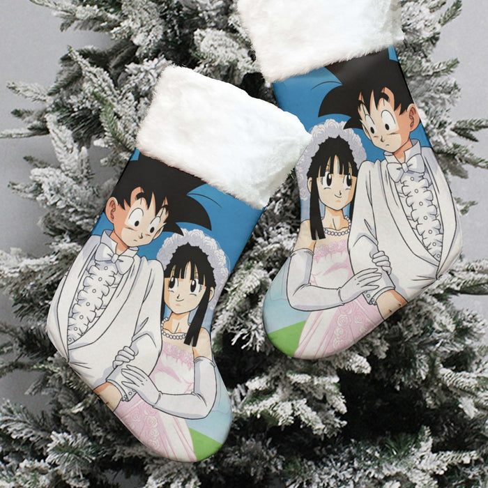 Dragon Ball Z Son Goku Newly Wed Couple Christmas Socks