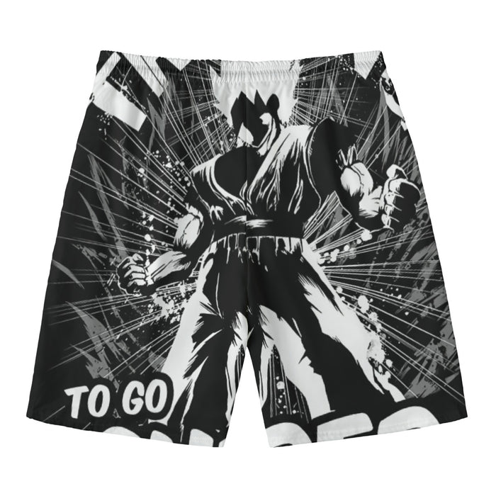 Dragon Ball Z Goku Training To Go Super Saiyan Epic Beach Pants