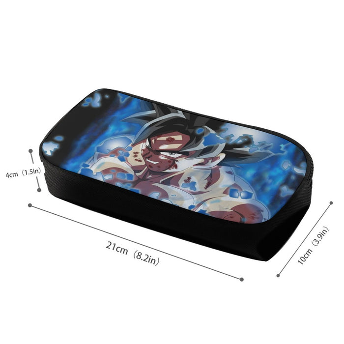 Dragon Ball Super Goku Blue Ultra Instinct Dope Grin Pencil Bag