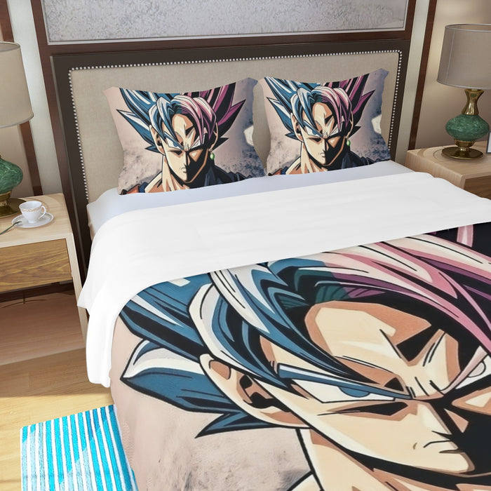 Dragon Ball Super SSGSS Three Piece Duvet Cover Set