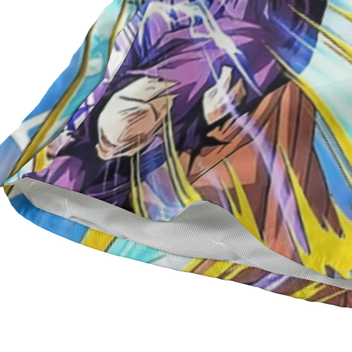 Dragon Ball Teen Gohan Dokkan Battle Super Saiyan 3 Cool Beach Pants