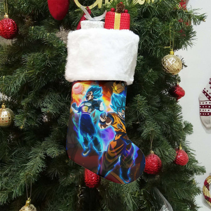 DBZ Legendary Broly Son Goku Vegeta Super Saiyan Blue Christmas Socks