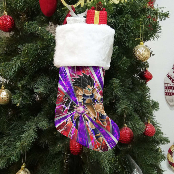 Dragon Ball Z Vibrant Saiyan Raditz Radiant Light Christmas Socks