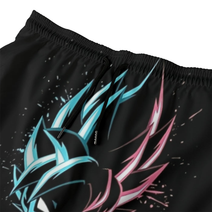 Dragon Ball Super  SSGSS Goku x Black Goku SSJ Rose Beach Pants