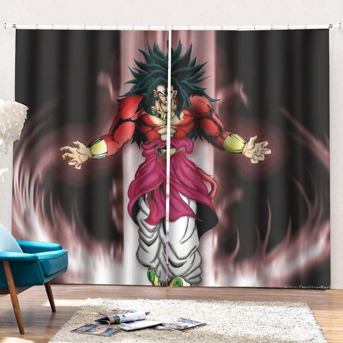 Dragon Ball Z Legendary Super Saiyan Broly 4 Dope Aura Curtains with Hooks