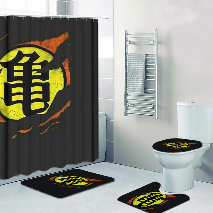 Dragon Ball Master Roshi Symbol Kanji Japanese Cool Design Four-piece Bathroom