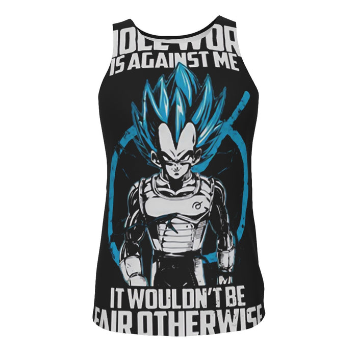 Dragon Ball Super SSGSS Vegeta Whis Symbol Tank Top