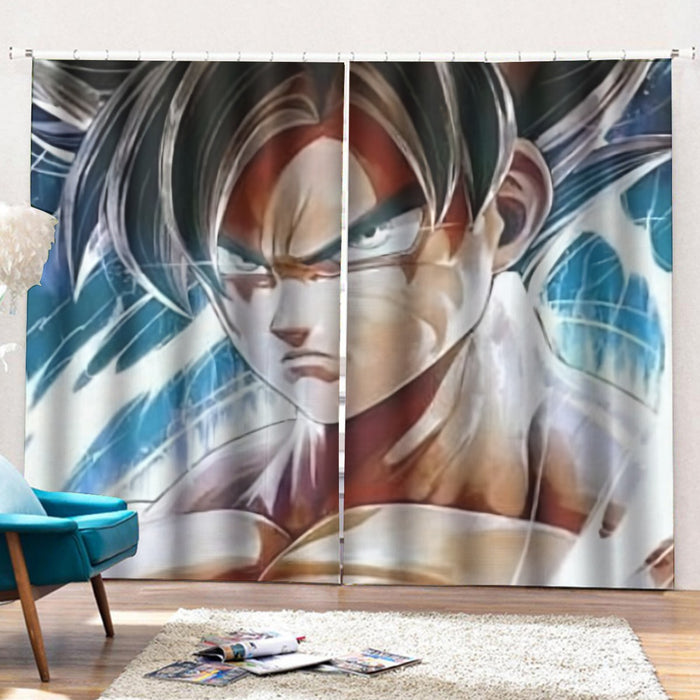 Dragon Ball Super Ultra Instinct Goku Manga Curtains with Hooks