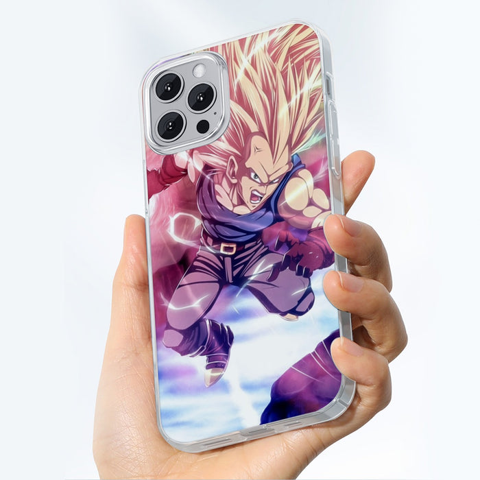 Dragon Ball Trunks SSJ3 Fan Artwork Full Print Style iPhone 13 Case