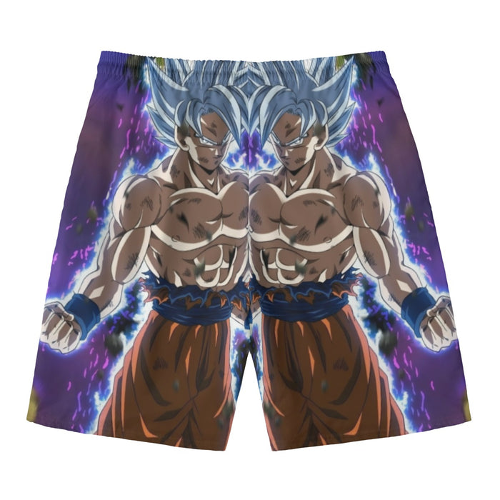 Dragon Ball Z Goku Perfected Ultra Instinct Form Beach Pants