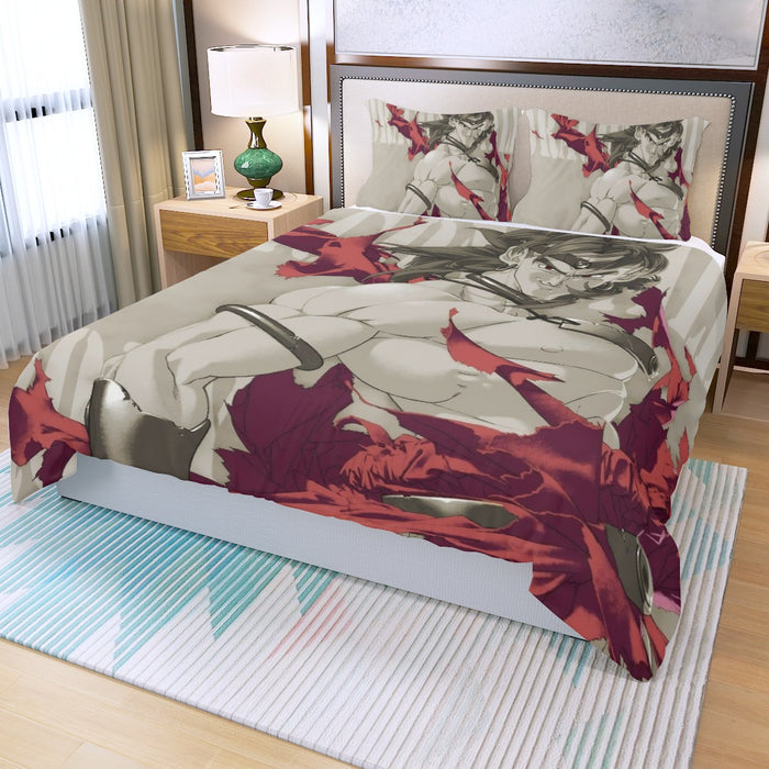 Dragon Ball Legendary Super Saiyan Broly Dope Gray Three Piece Duvet Cover Set