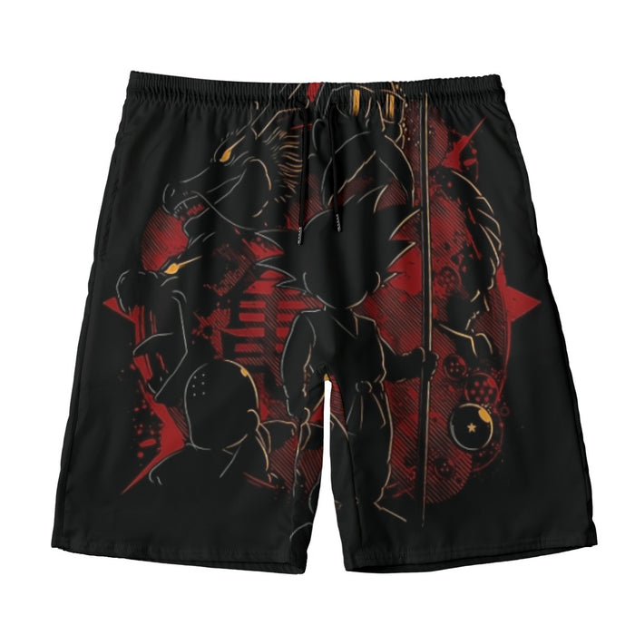 Little Saiyan Son Goku Dragon Ball Z Master Roshi Beach Pants