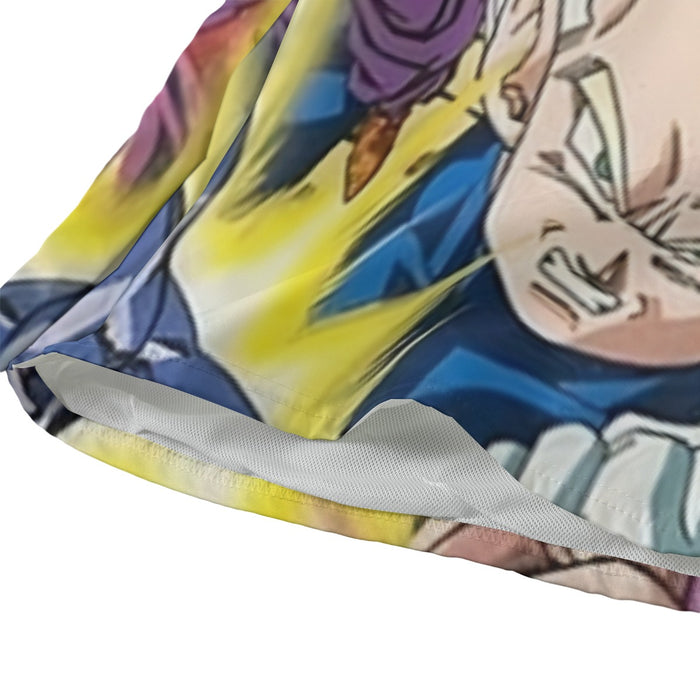 Dragon Ball Goku Vegeta Saiyan Piccolo Namekian Vibrant Design Beach Pants