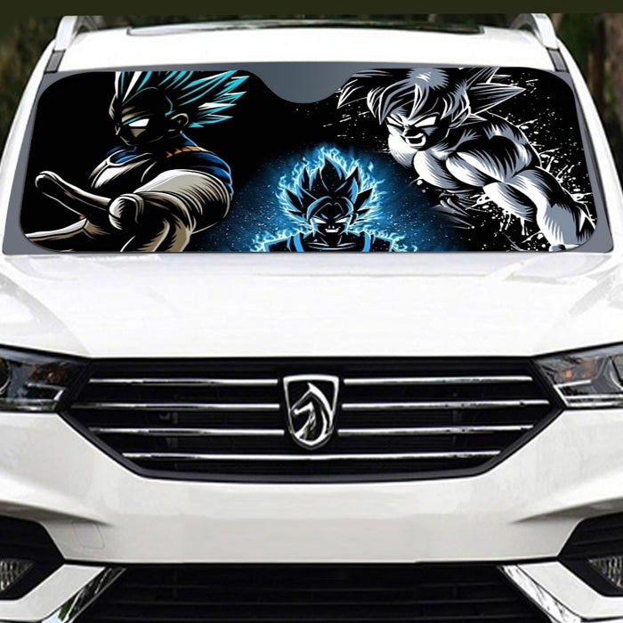 Dragon Ball Z SSGSS Windshield Sunshade