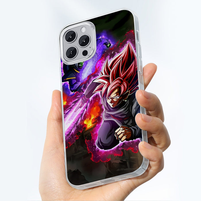 DBZ Goku Black Zamasu Super Saiyan Rose Dope Vibe iPhone 13 Case