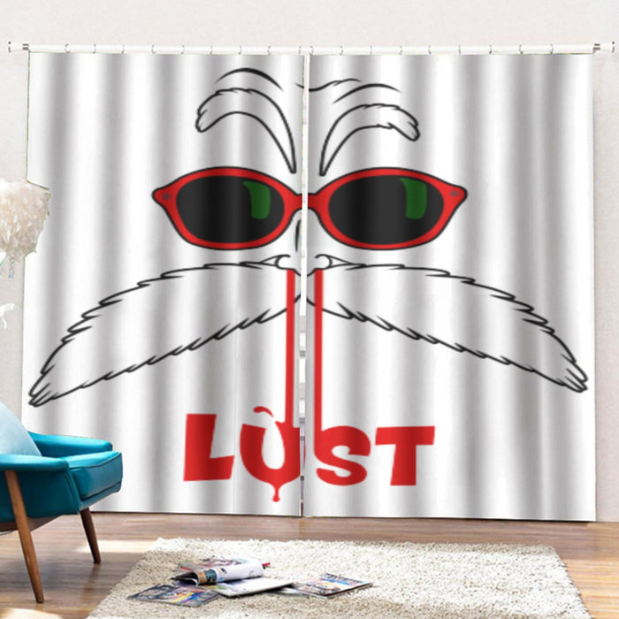 Master Roshi Funny Print Curtains with Hooks