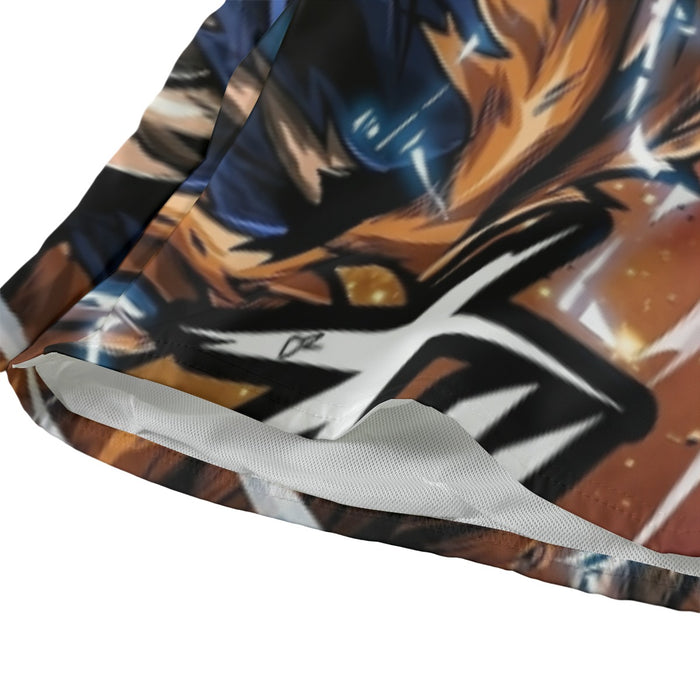 Goku Super Saiyan God Beach Pants