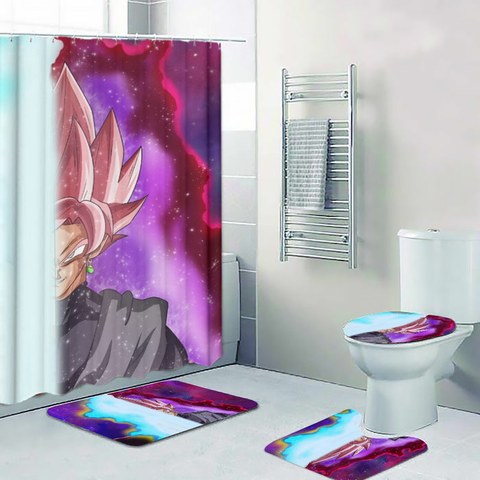 Dragon Ball Z Goku Super Saiyan God and Goku Black Four-piece Bathroom