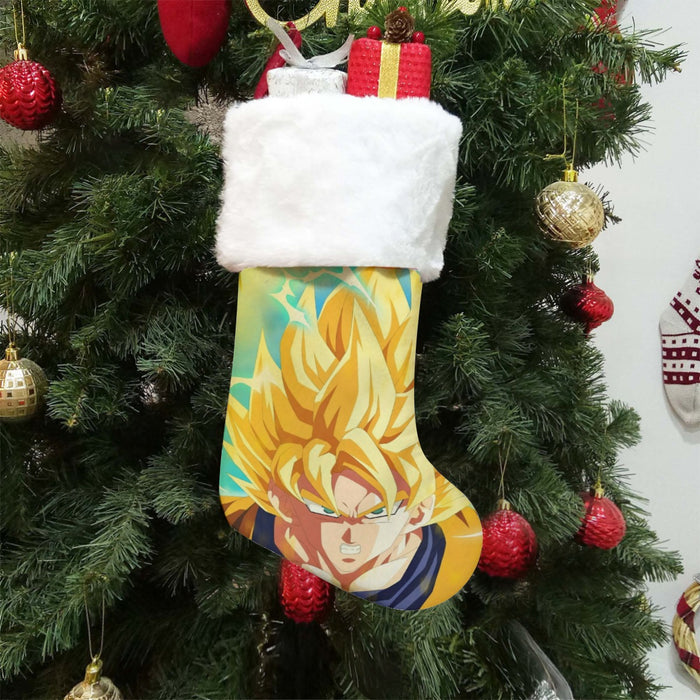 Dragon Ball Goku Super Saiyan Hero Thunder Design Street Style Christmas Socks