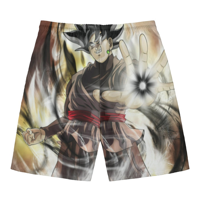 Dragon Ball Super Black Goku Black Hole Creation Beach Pants