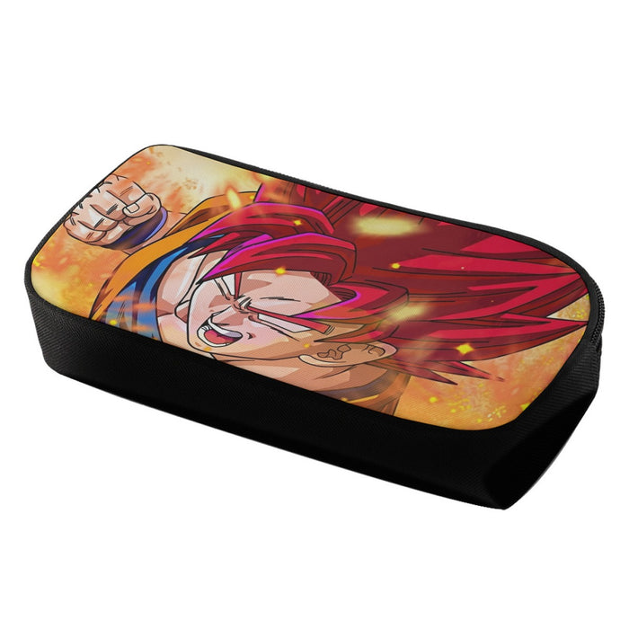 Dragon Ball Goku Super Saiyan Rose Fighting Design Pencil Bag