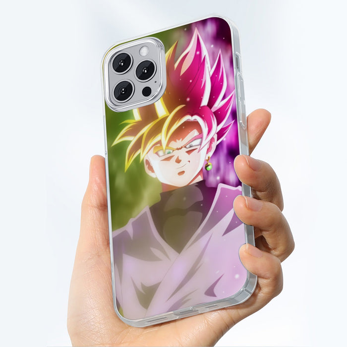 Dragon Ball Super Saiyan Black Goku Rose 2 Epic Style iPhone 13 Case