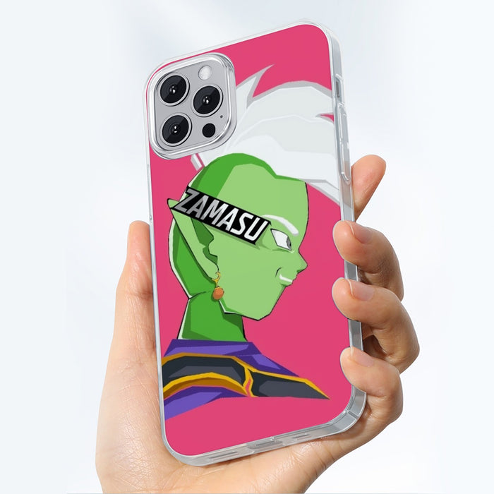 Dragon Ball Super Cool Grin Zamasu Potara Earring Pink iPhone 13 Case