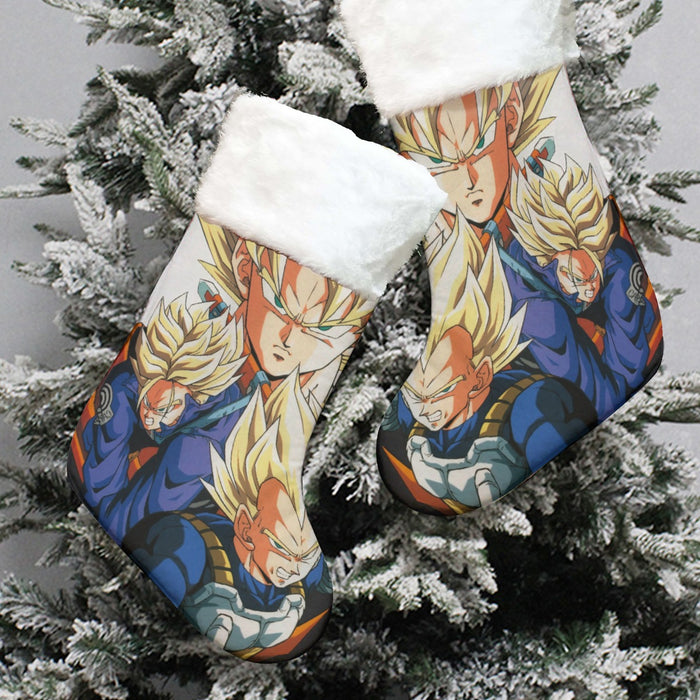 Dragon Ball Goku Vegeta Trunks Super Saiyan Power Heroes Cool Trending Design Christmas Socks