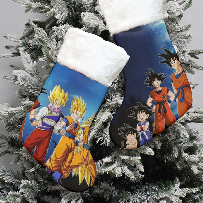 Dragon Ball Z Cool Goku Super Saiyan Transformation Christmas Socks