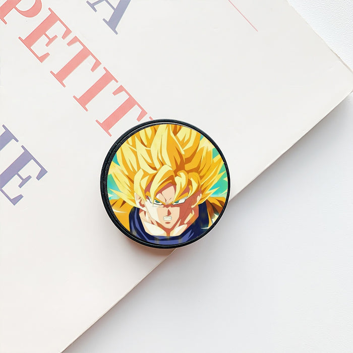 Dragon Ball Goku Super Saiyan Hero Thunder Design Street Style Airbag mobile phone holder