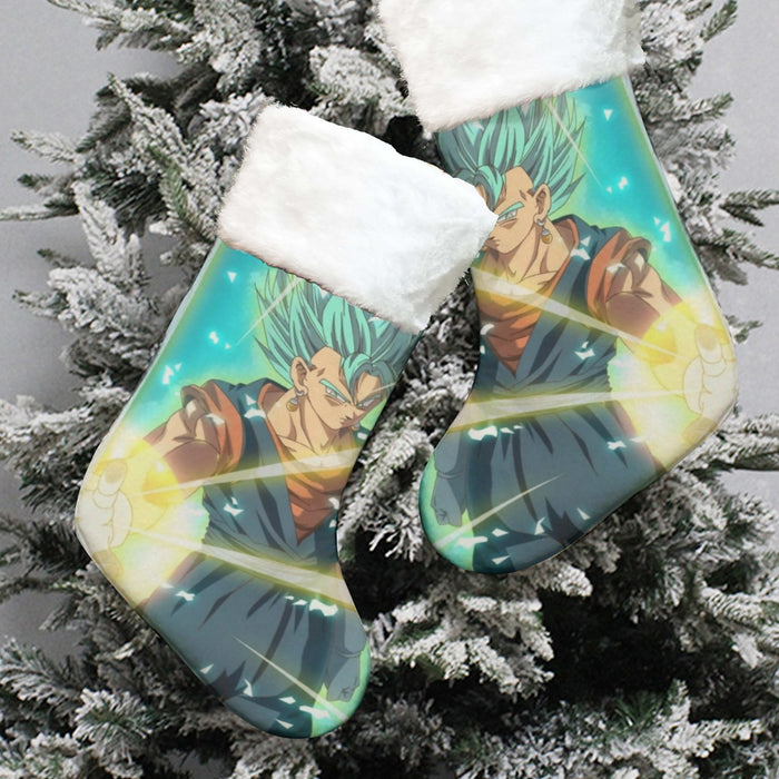 Dragon Ball Vegito Blue Super Saiyan Big Bang Flash Christmas Socks