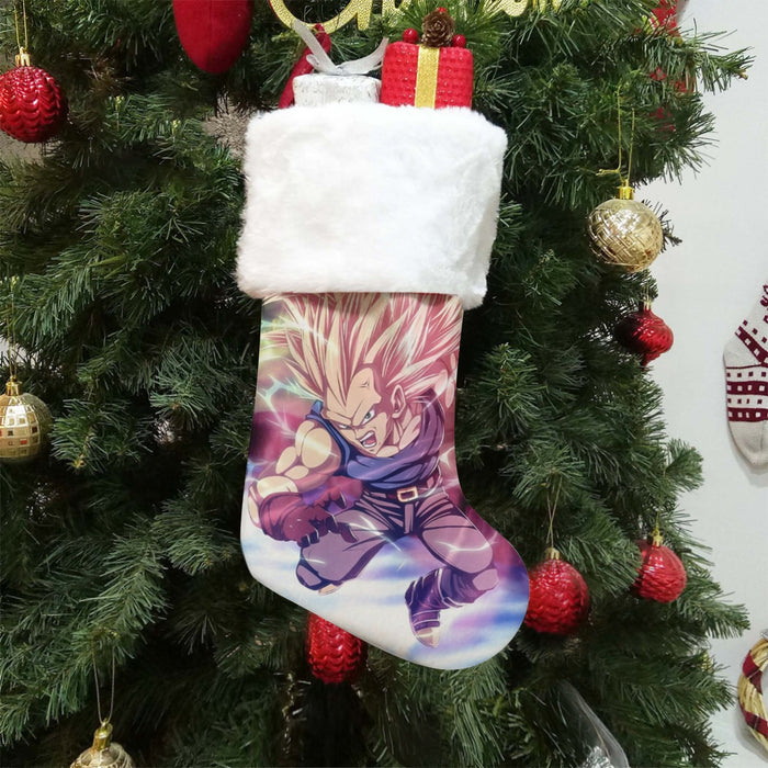 Dragon Ball Trunks SSJ3 Fan Artwork Full Print Style Christmas Socks