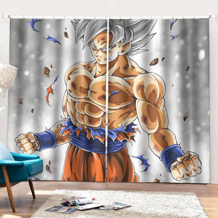 Goku Mastered Ultra Instinct Curtains with Hooks