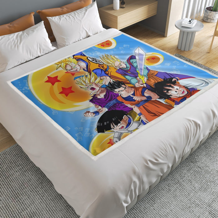 Son Gohan Evolution Dragon Ball Z Household Warm Blanket