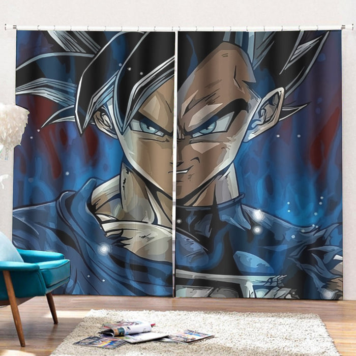 Dragon Ball Z Shirt  SSJ Goku x SSJ Vegeta Fusion Curtains with Hooks