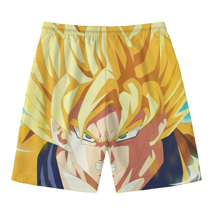 Dragon Ball Goku Super Saiyan Hero Thunder Design Street Style Beach Pants